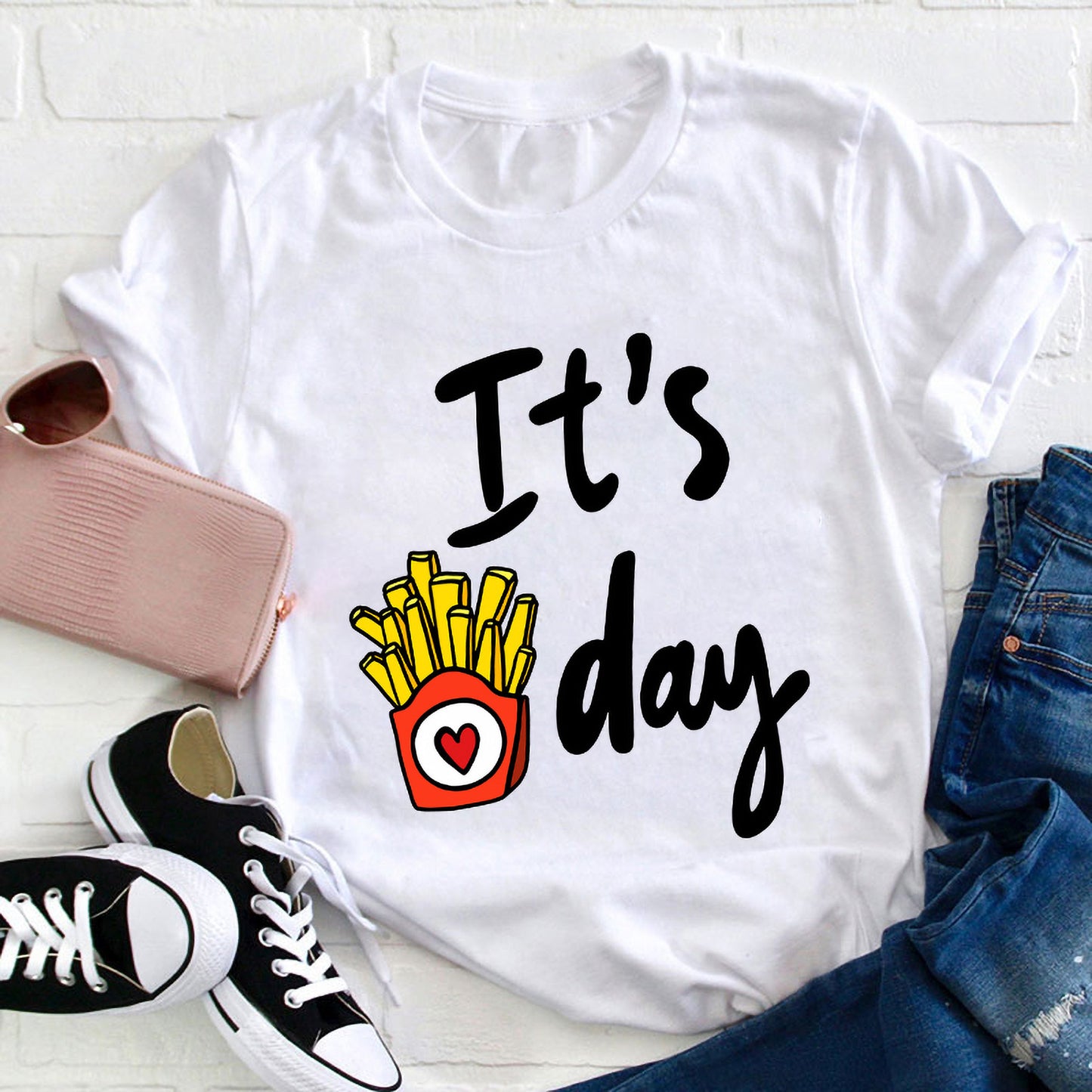 It's Fry Day Shirt - Fun French Fries Graphic Tee