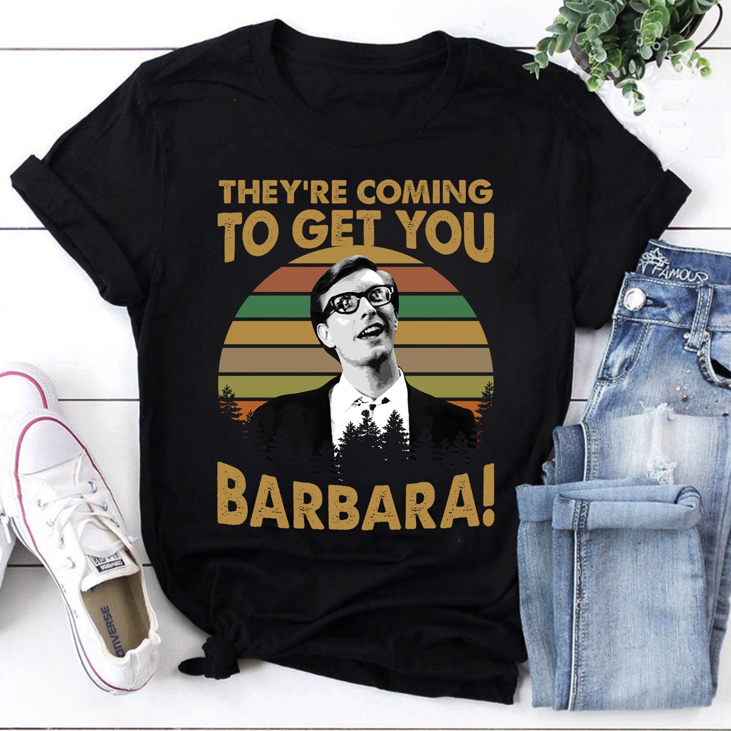 They're Coming to Get You Barbara Vintage Horror Sweatshirt