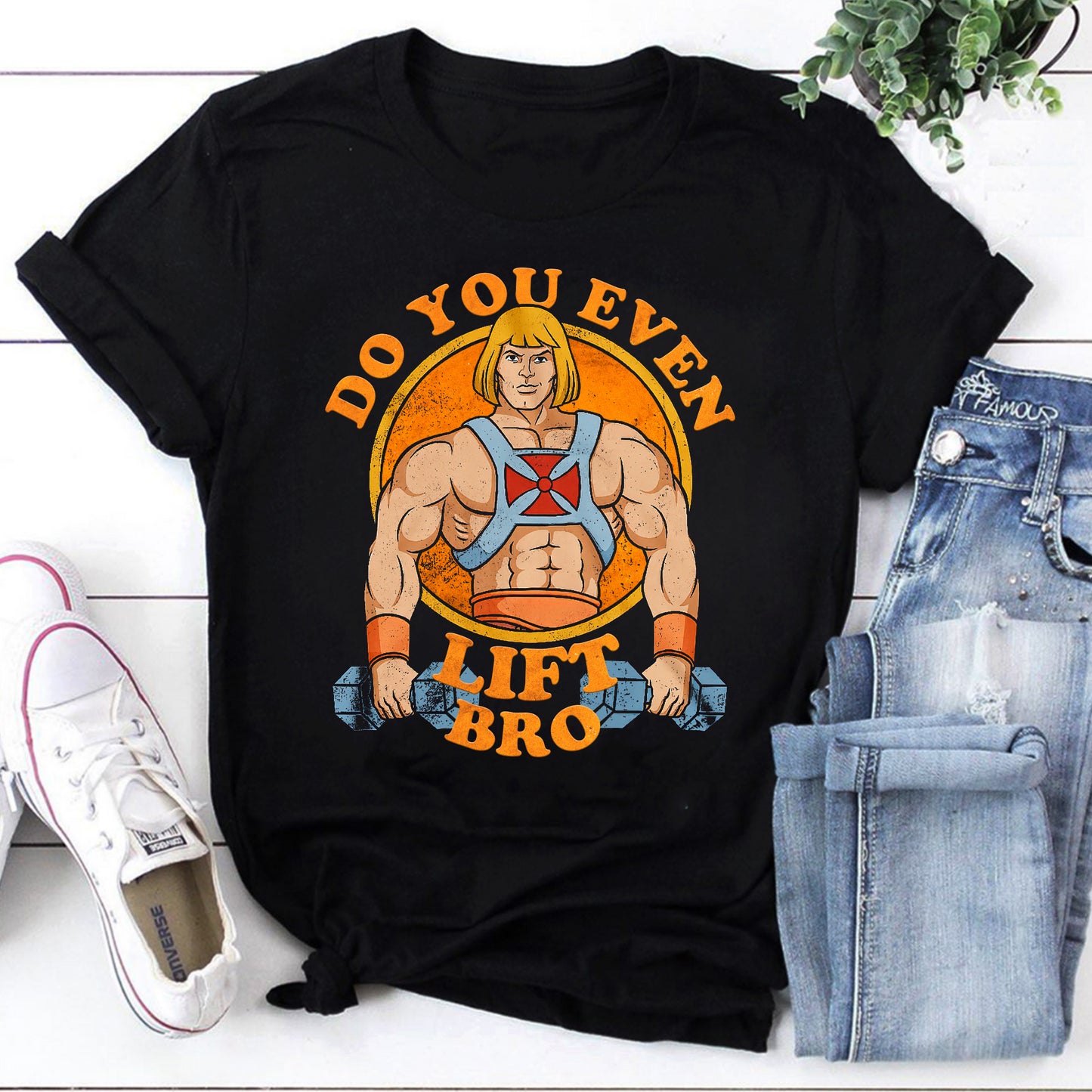 Do You Even Lift Bro He-Man Inspired Muscle Tee