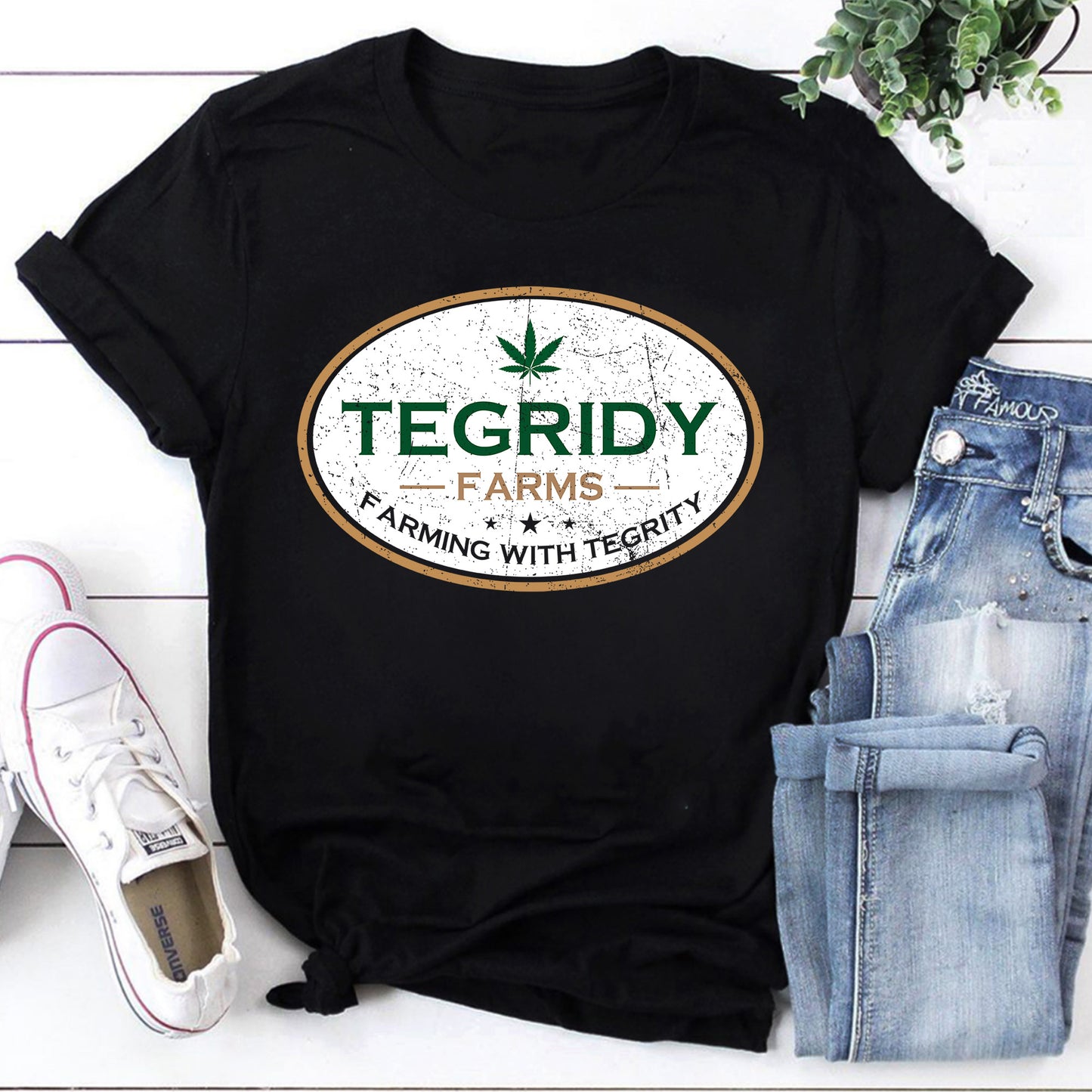 Tegridy Farms T-Shirt Funny Marijuana Cannabis Shirt