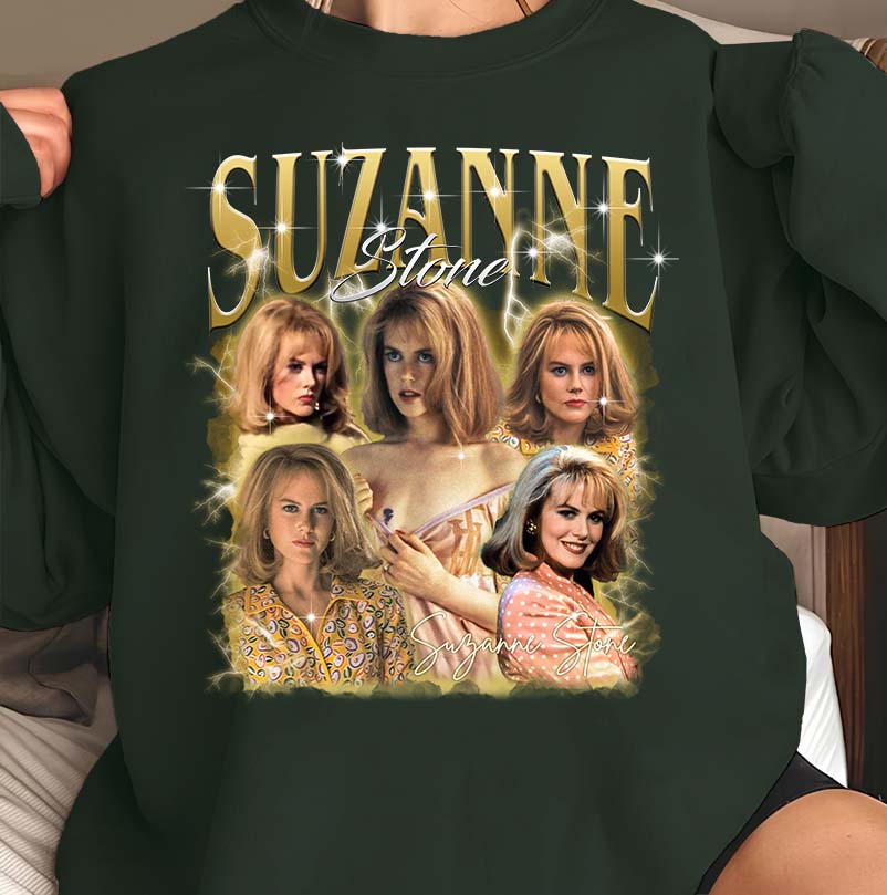 Vintage Suzanne Stone Retro Collage T-Shirt for Fans