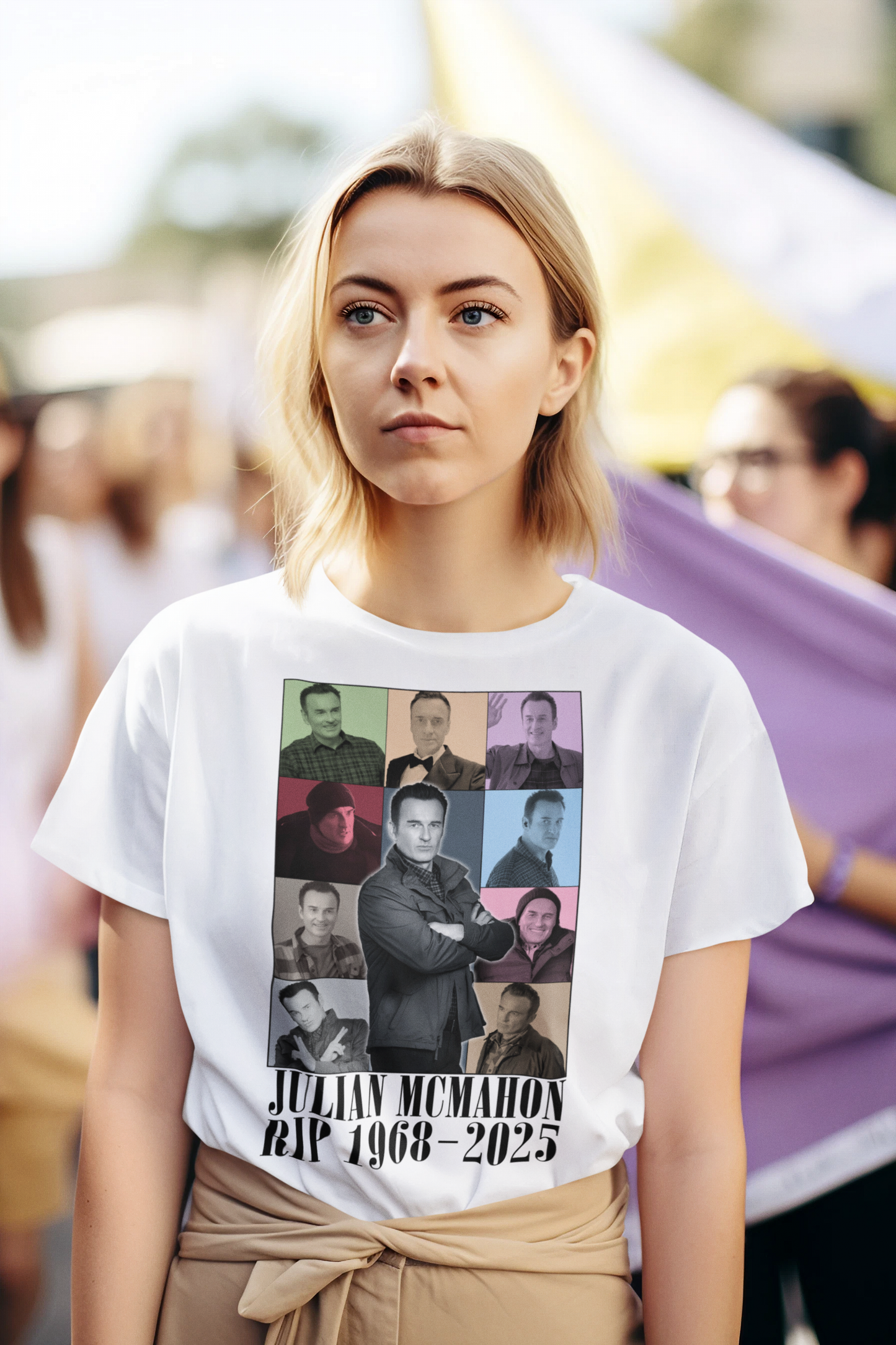 Julian McMahon RIP 1968-2025 T-Shirt - Tribute Memory Shirt for Fans