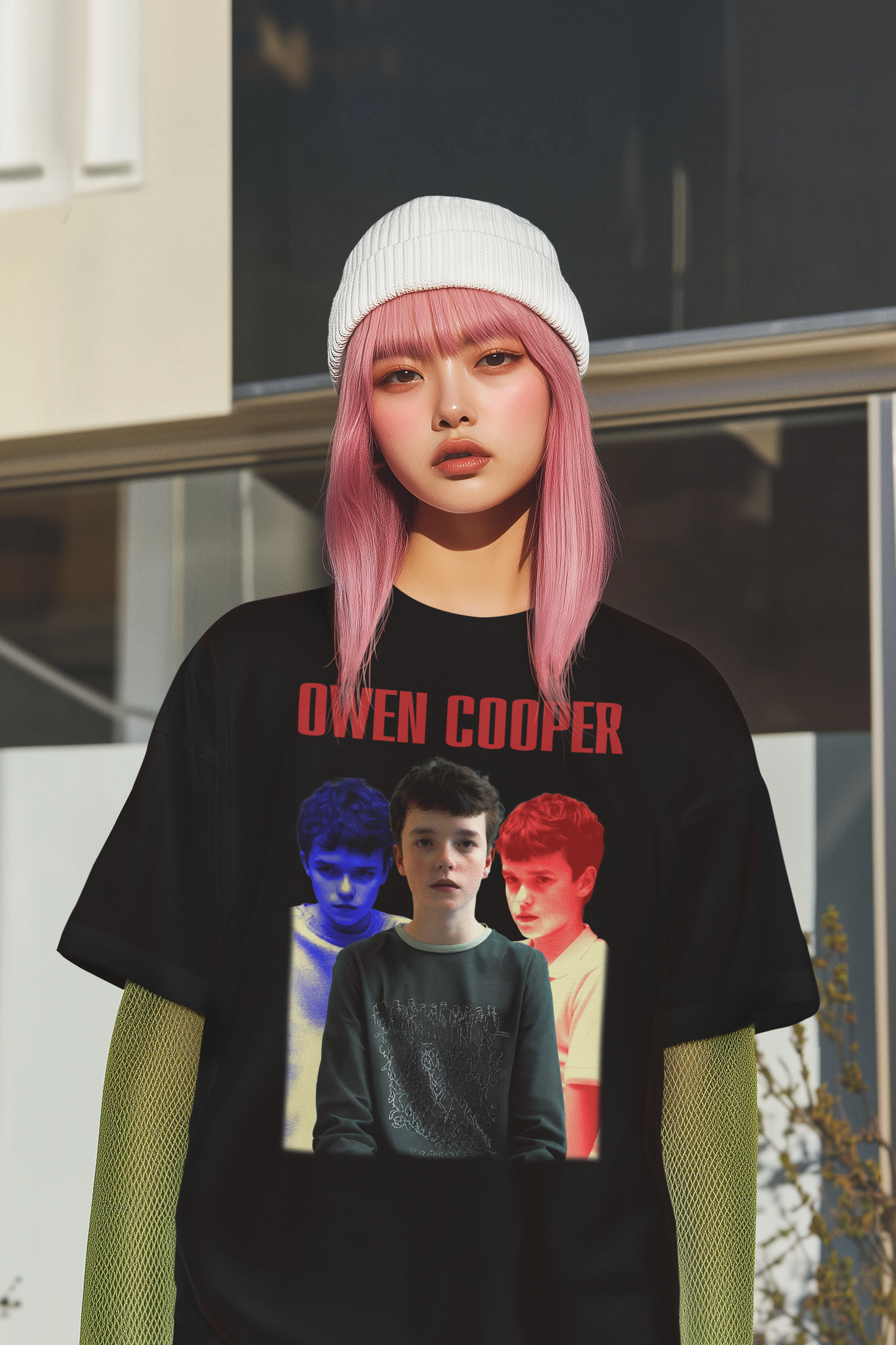 Owen Cooper 3-Image Graphic Tee Stranger Things Fan Shirt