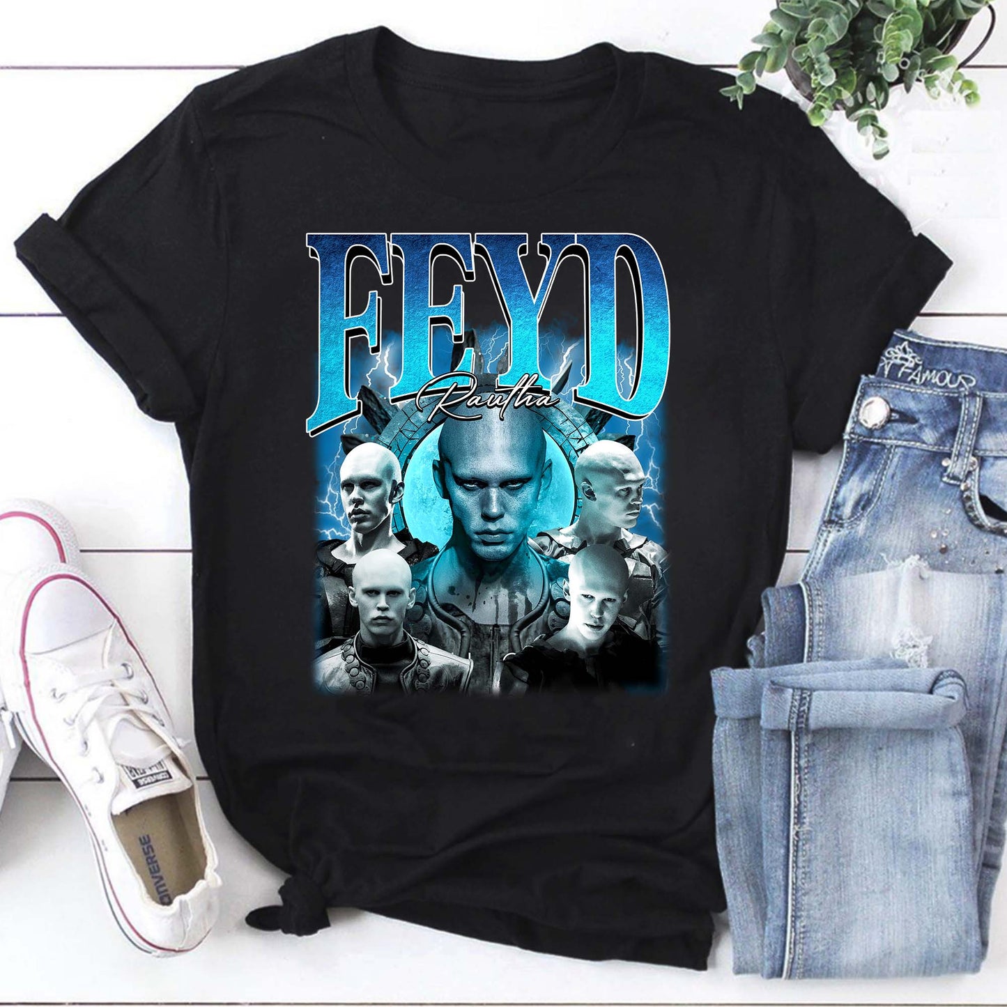 Feyd Rautha Sci-Fi Character Graphic T-Shirt Unisex Tee
