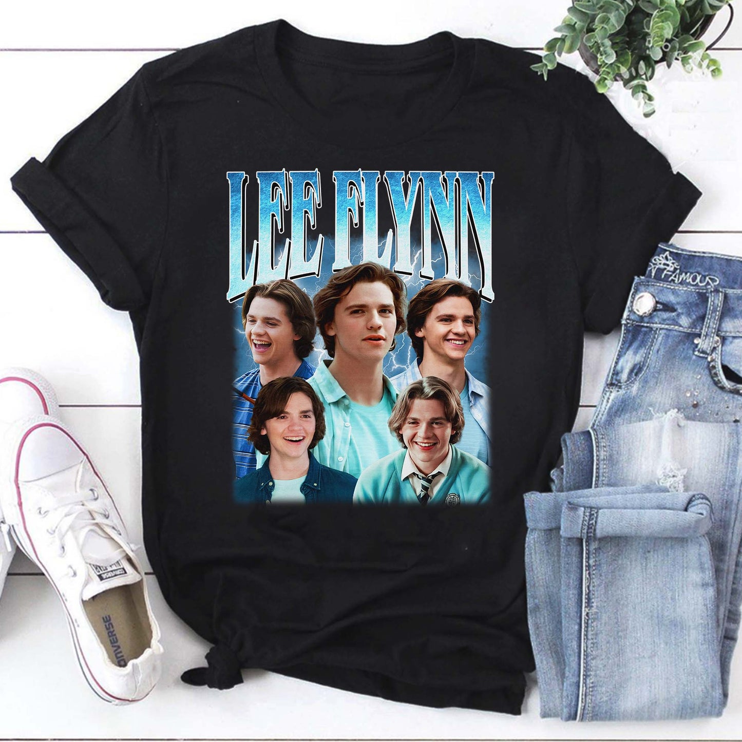 Lee Flynn Vintage Style Hoodie - Retro TV Show Fan Pullover Sweatshirt