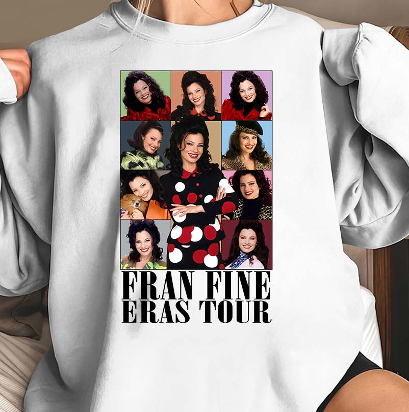 Fran Fine Eras Tour T-Shirt - Vintage The Nanny Fan Tee