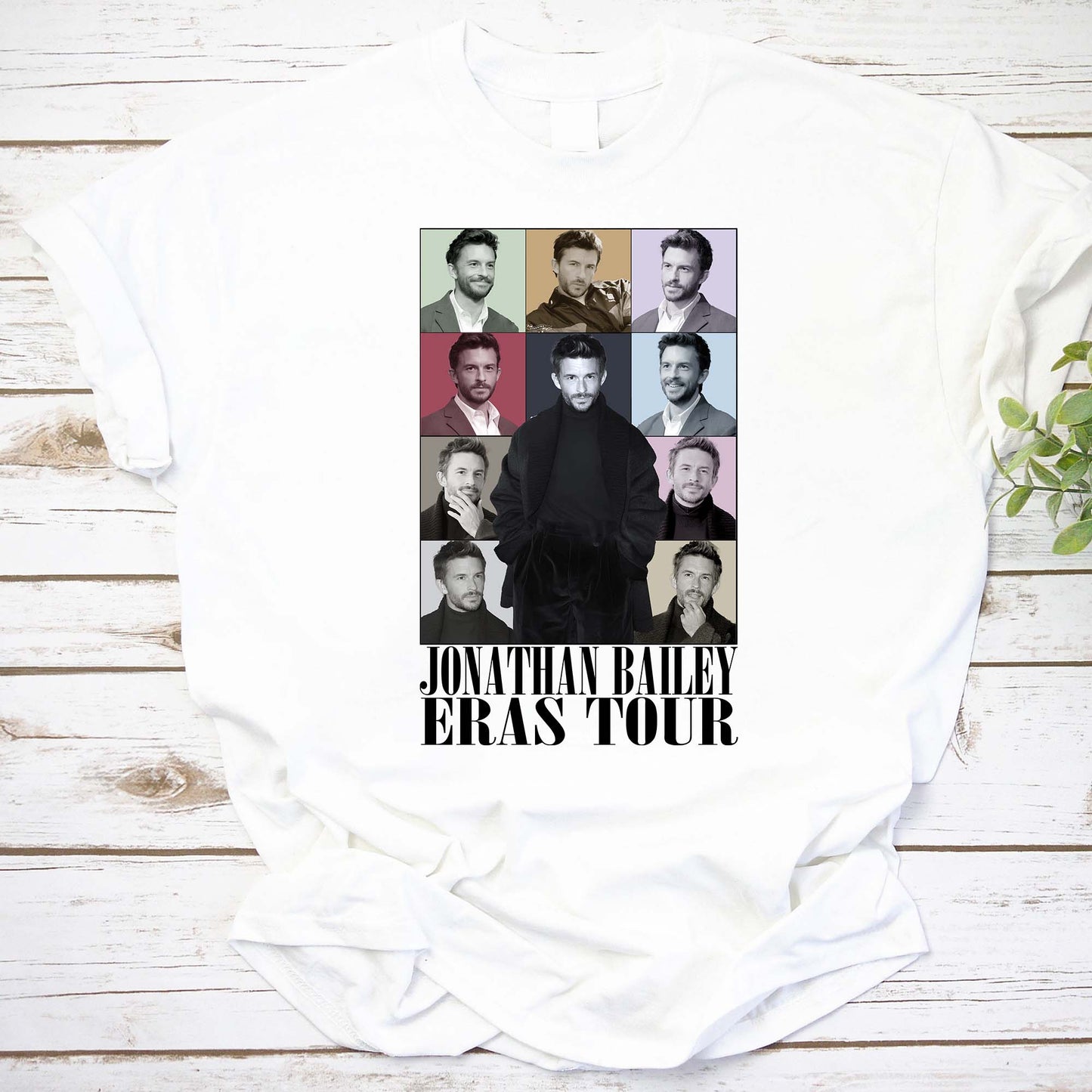 Jonathan Bailey Eras Tour Hoodie - Color Block Portraits Pop Art Sweatshirt