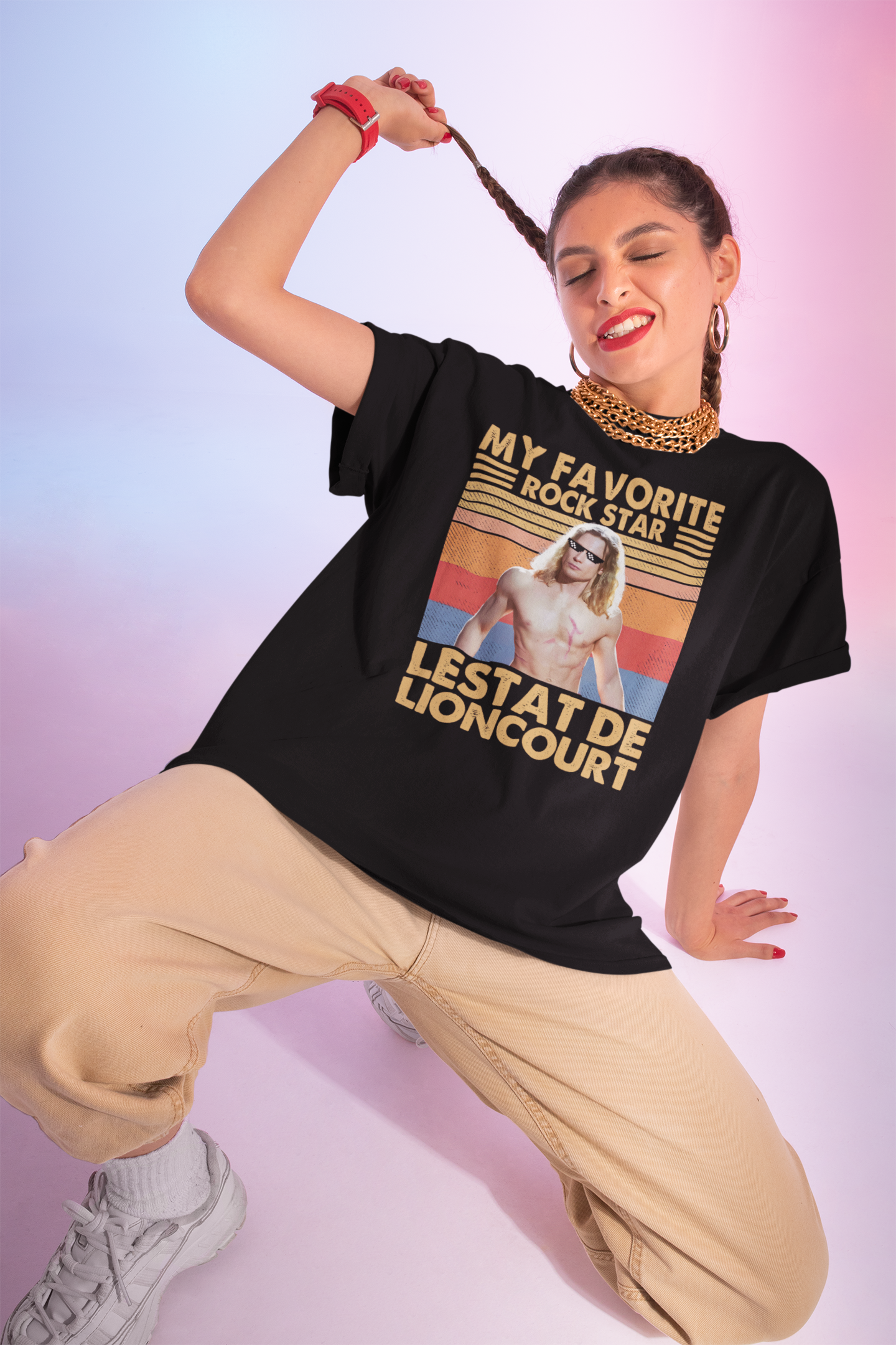 My Favorite Rock Star Lestat De Lioncourt Vintage Retro Tee