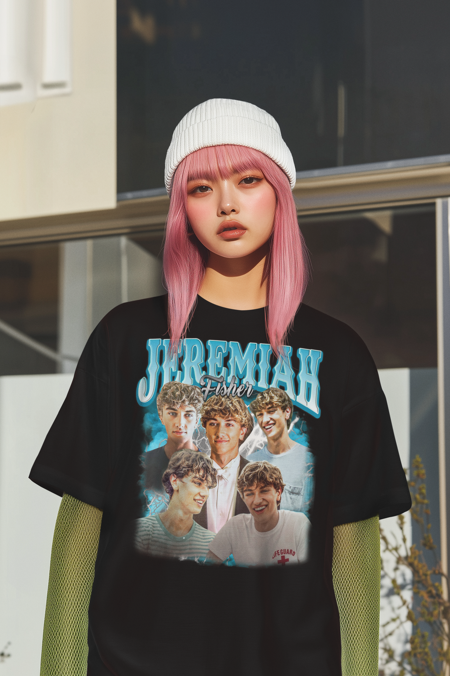 Jeremiah Fisher Collage T-Shirt - Trendy Fan Graphic Tee