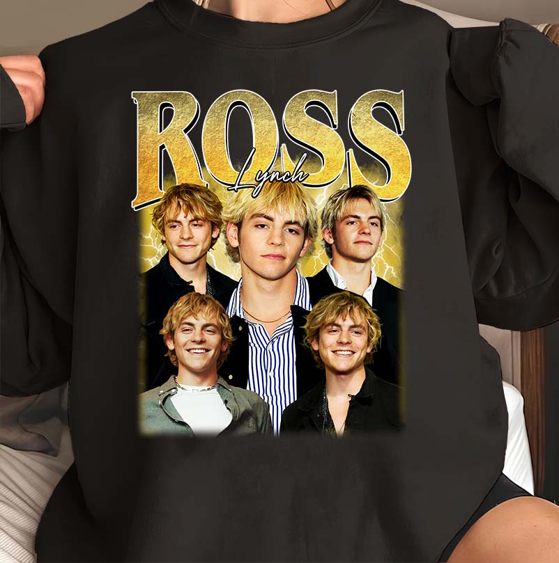 Ross Lynch Fan Art Graphic Tee - Vintage Style Music and Actor Shirt