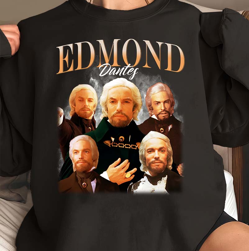 Edmond Dantes Shirt - Classic The Count of Monte Cristo Vintage Tee