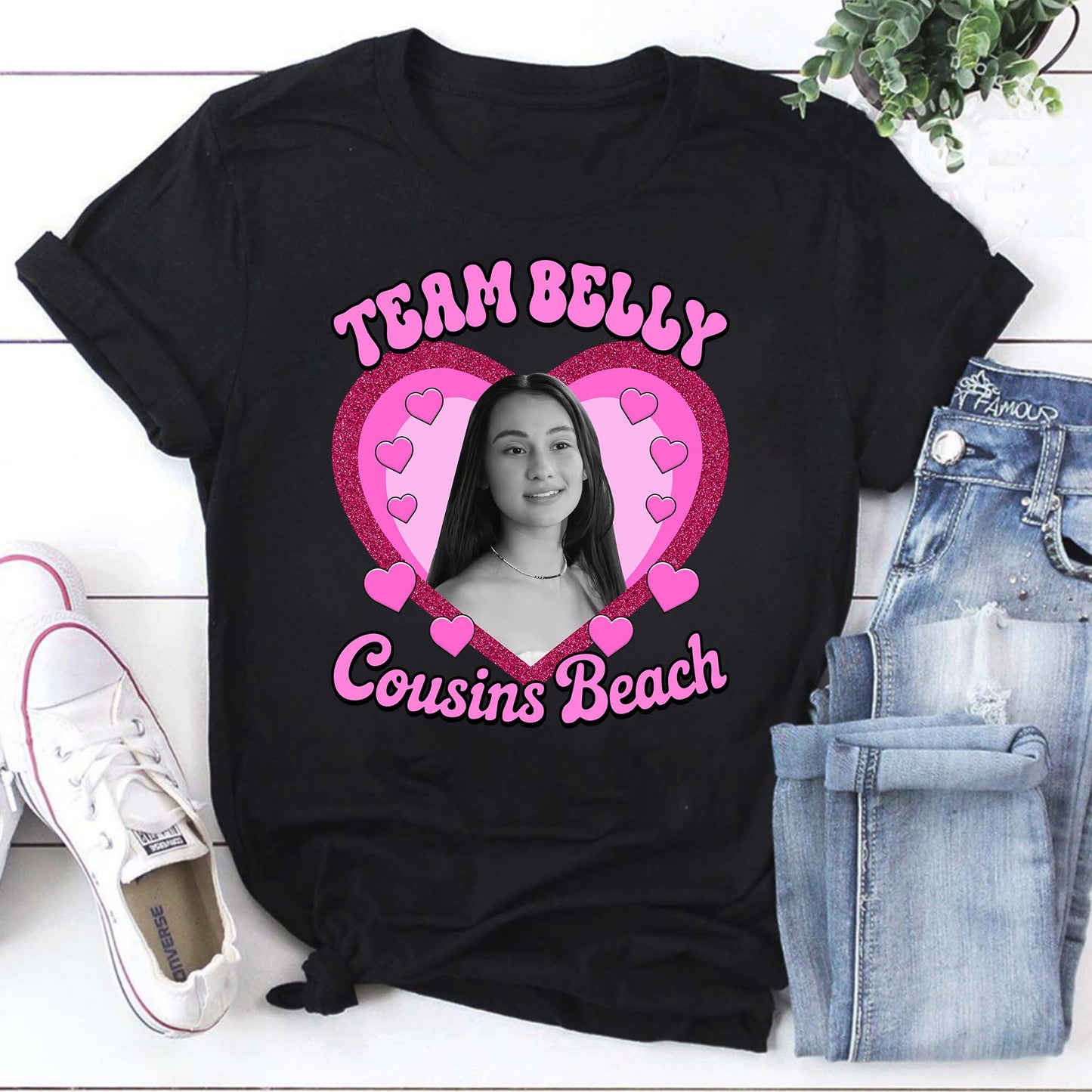 Team Belly Cousins Beach Personalized Photo Sweatshirt