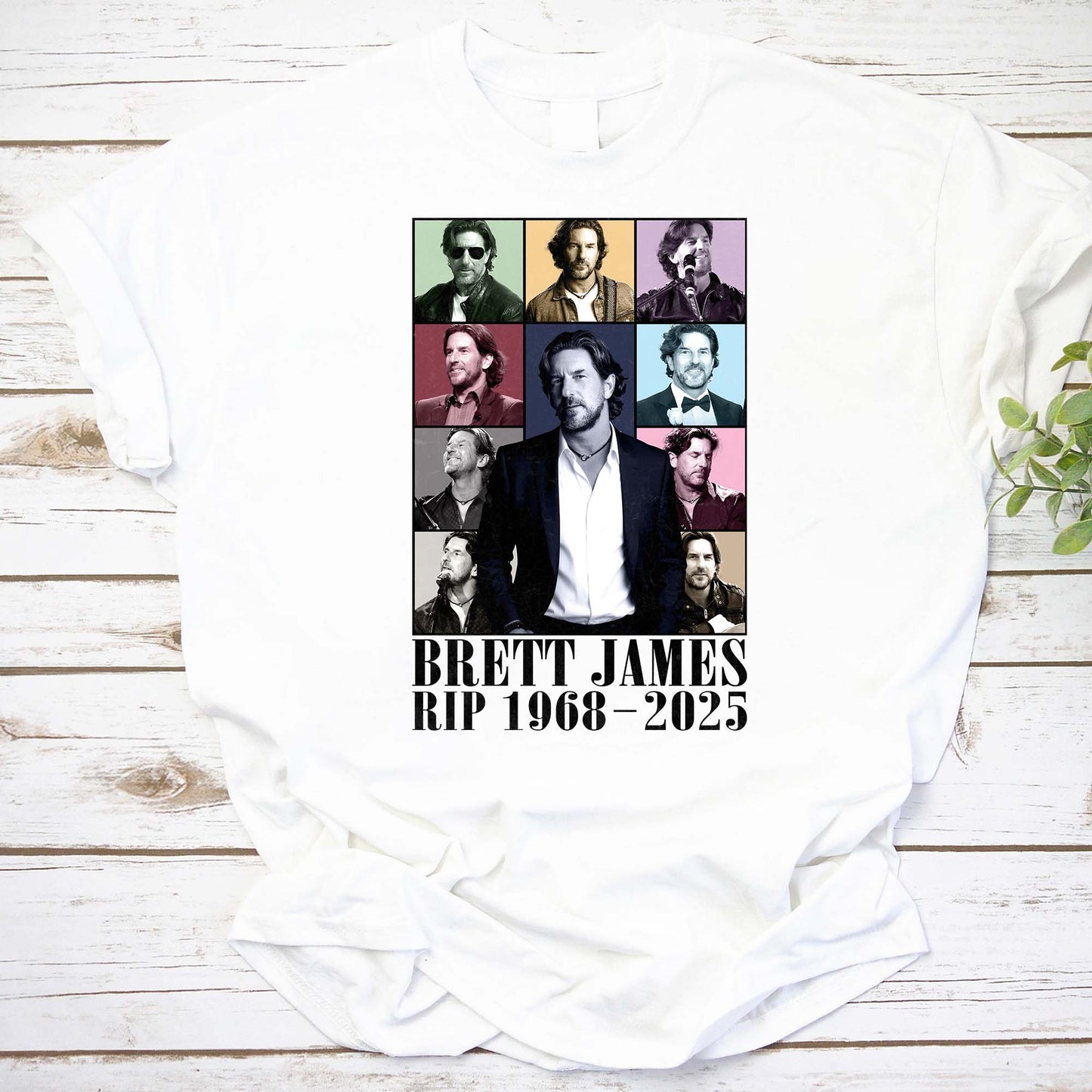 Brett James RIP 1968-2025 Memorial Vintage Style Graphic Tee