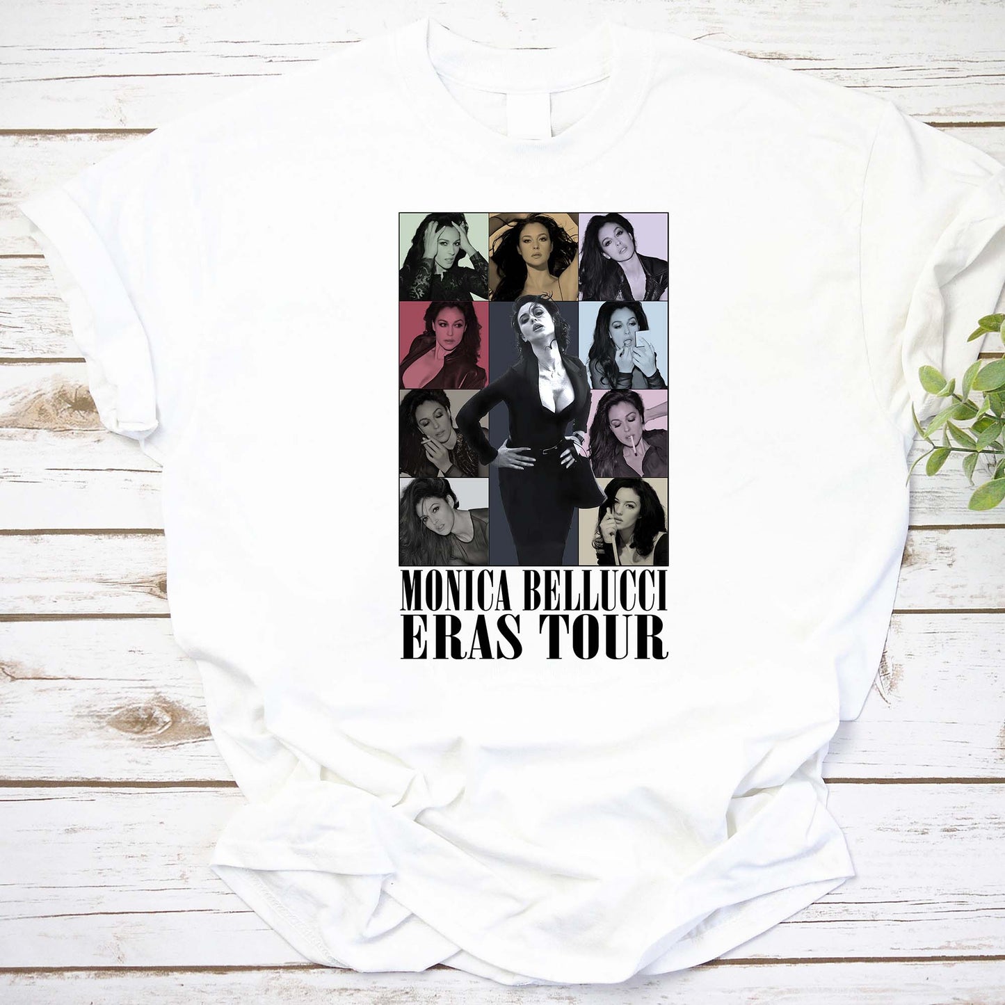 Monica Bellucci Eras Tour T-Shirt Vintage Style Collage Tee
