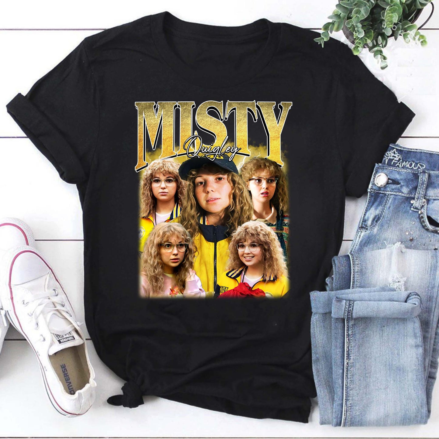 Misty Quigley Vintage Style Graphic Tee for Fans