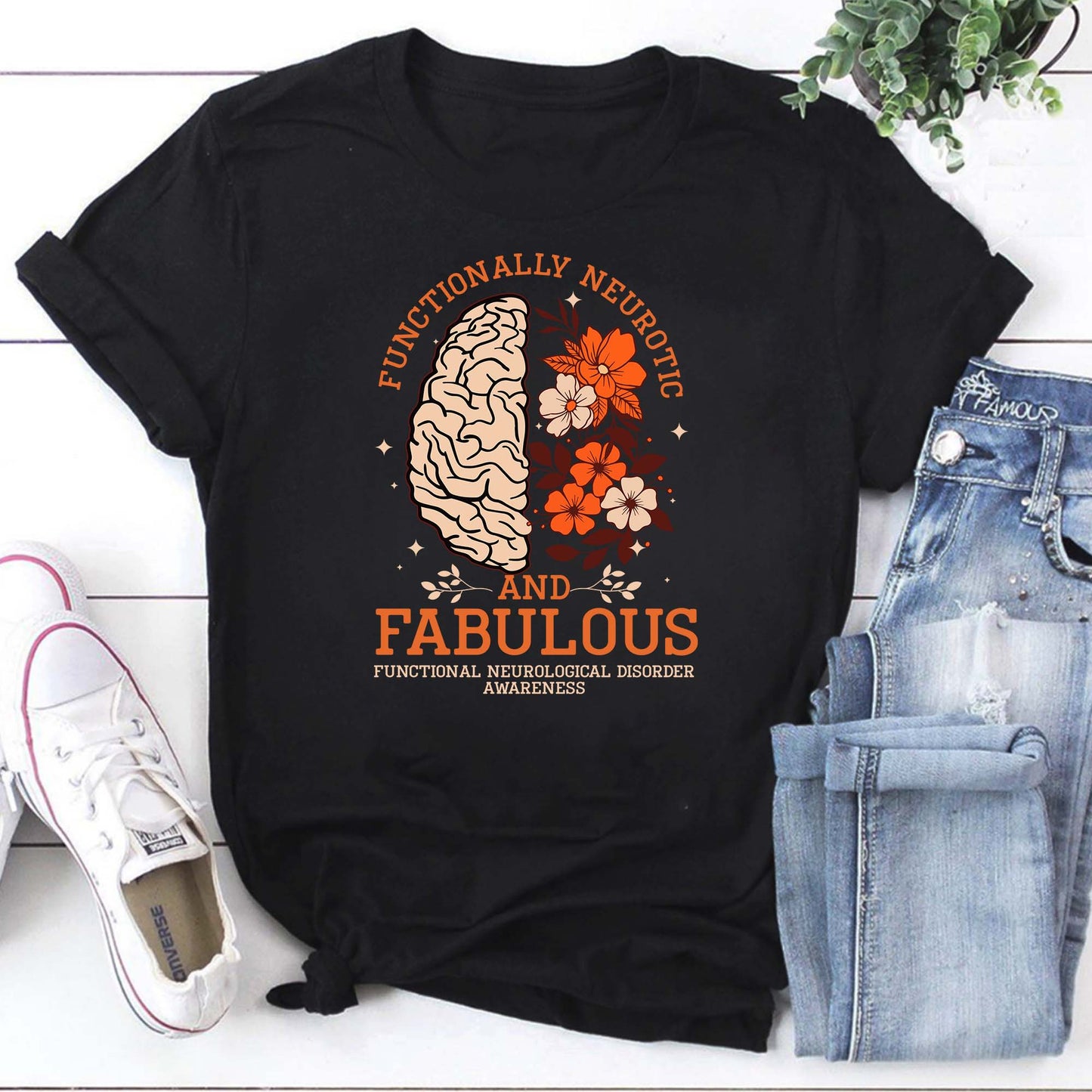 Functionally Neurotic and Fabulous Sweatshirt – Functional Neurological Disorder Awareness