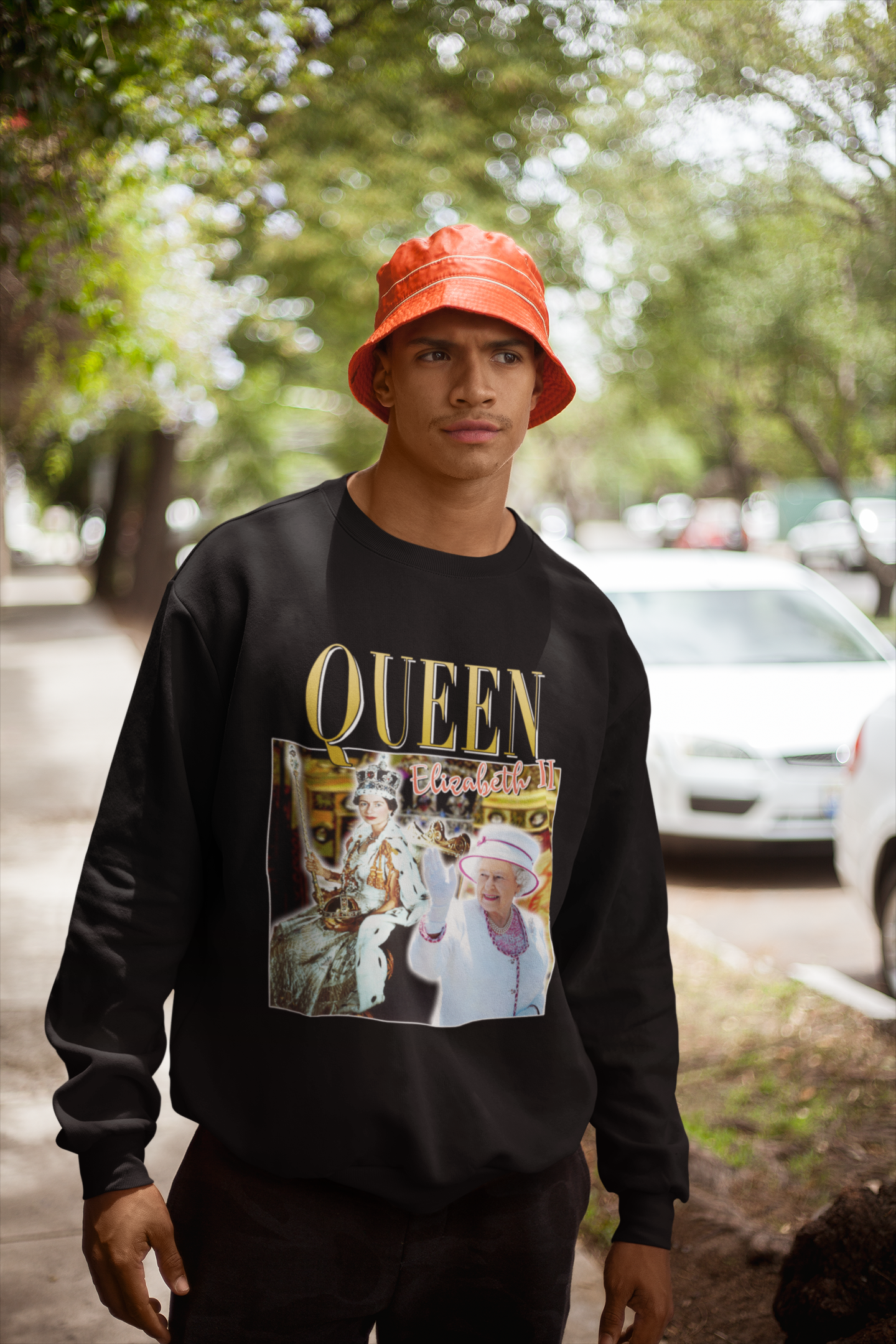 Queen Elizabeth II Homage Vintage T-Shirt