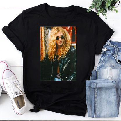 90s Hot Actress Drew Barrymore Unisex Vintage T-Shirt