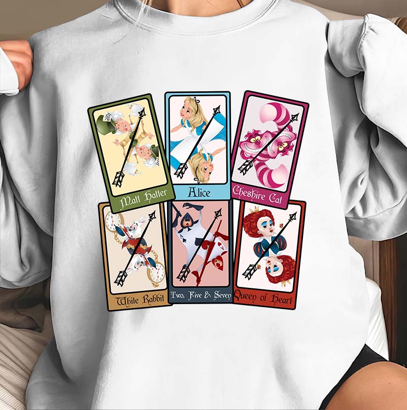 Alice Wonderland Card T-Shirt