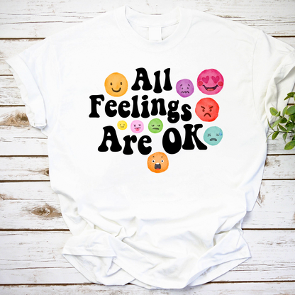 All Feelings Are Okay Teacher Unisex T-Shirt - hoangocanh