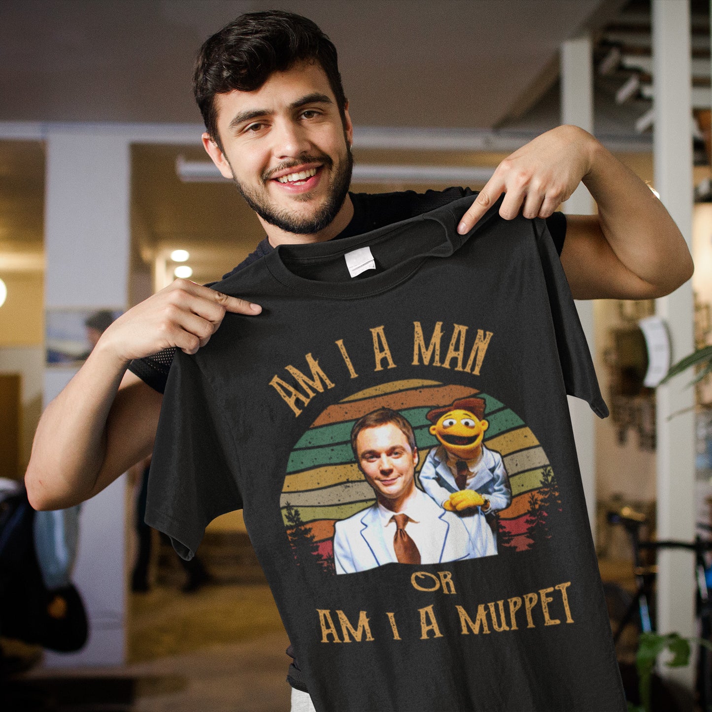 Am I A Man Or Am I A Muppet T-Shirt