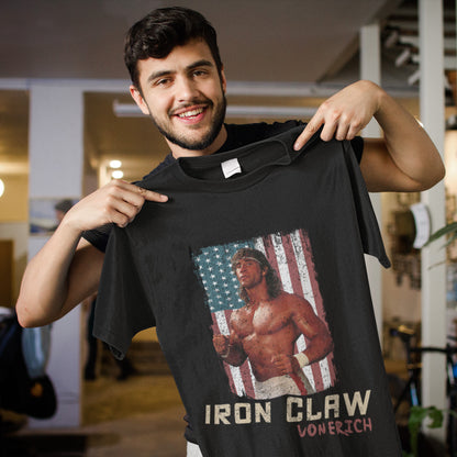 American Flag Von Erich Iron Claw T-Shirt