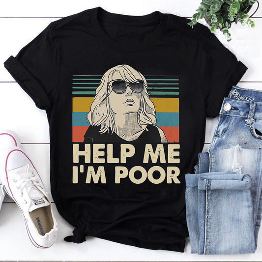 Annie Help Me I’m Poor Vintage Walker Funny Classic T-Shirt