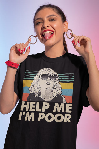Annie Help Me I’m Poor Vintage Walker Funny Classic T-Shirt