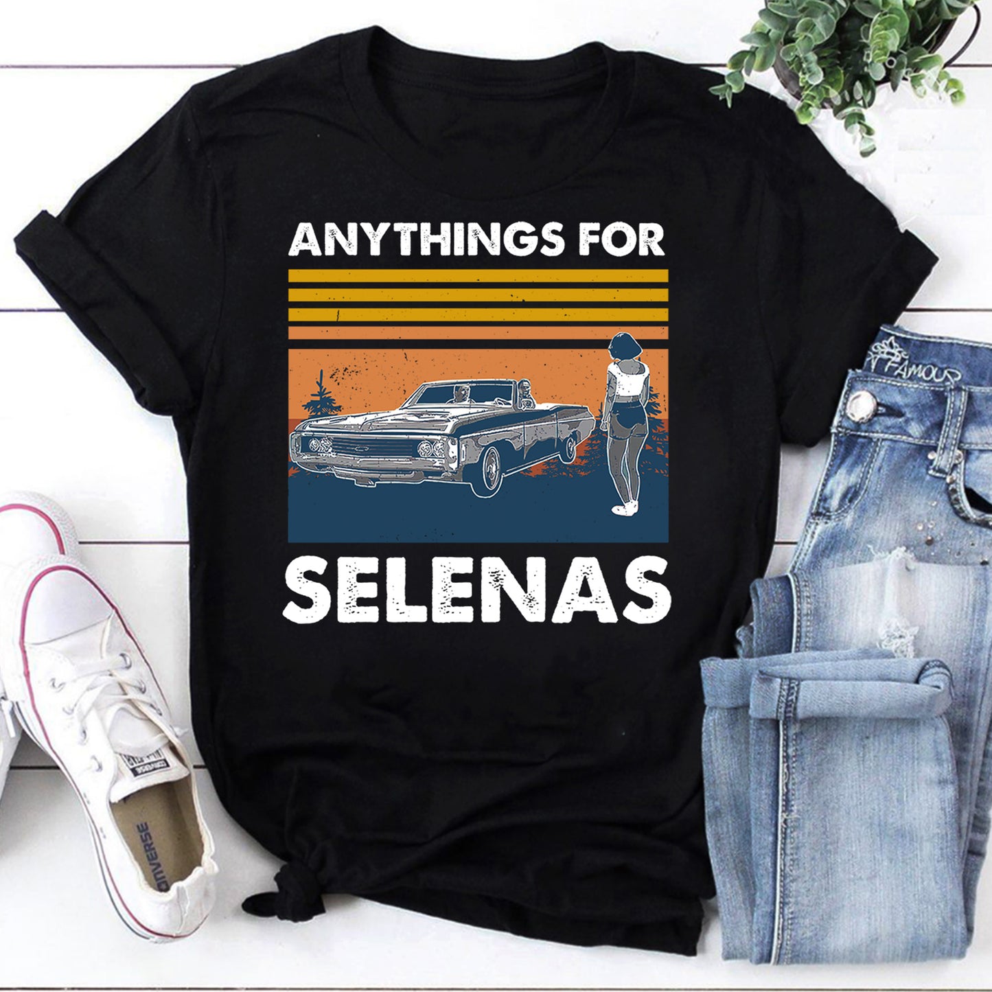 Anything For Selenas Vintage T-Shirt