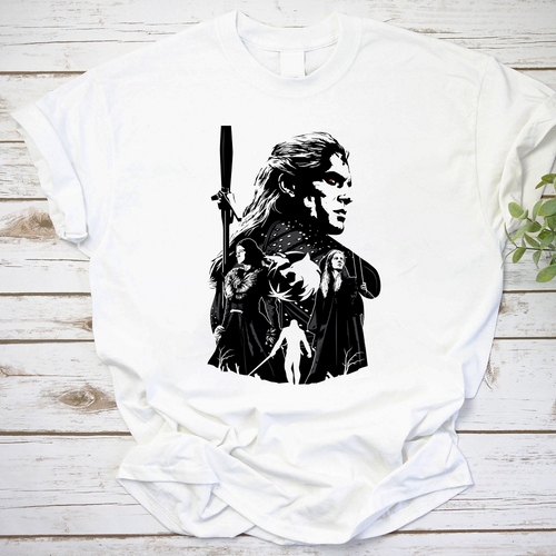 Art The Witcher Geralt Vintage Unisex T-Shirt