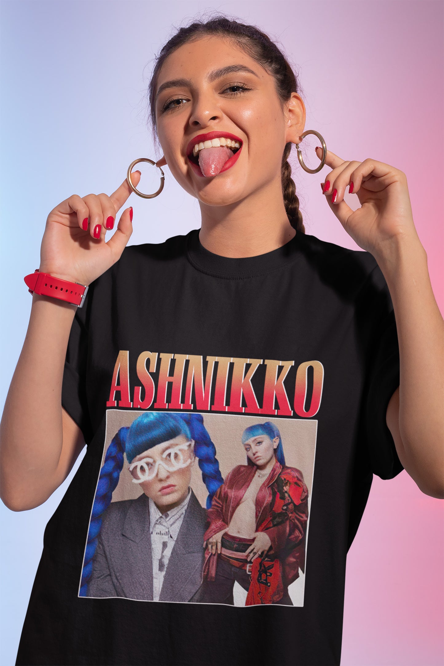 Ashnikko Rapper Vintage Retro Style Classic T-Shirt