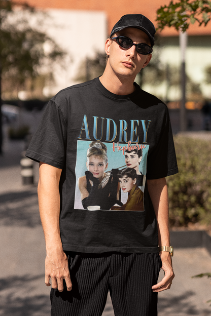 Audrey Hepburn Homage Vintage T-Shirt