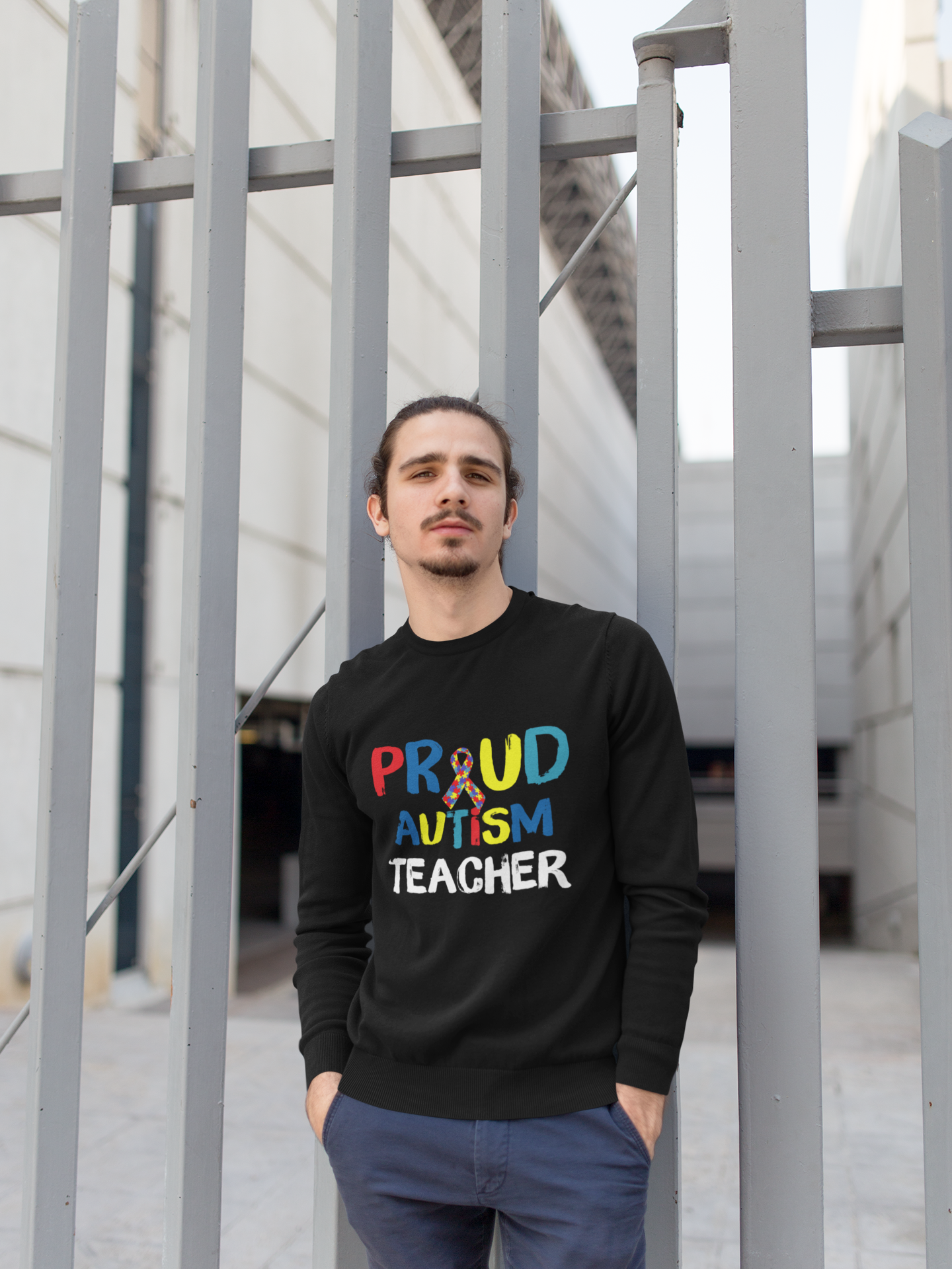 Autism Shirts For Teachers Proud Autism Teacher Vintage Unisex T-Shirt