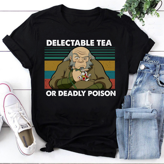 Avatar Iroh Delectable Tea Or Deadly Poison Vintage Unisex T-Shirt