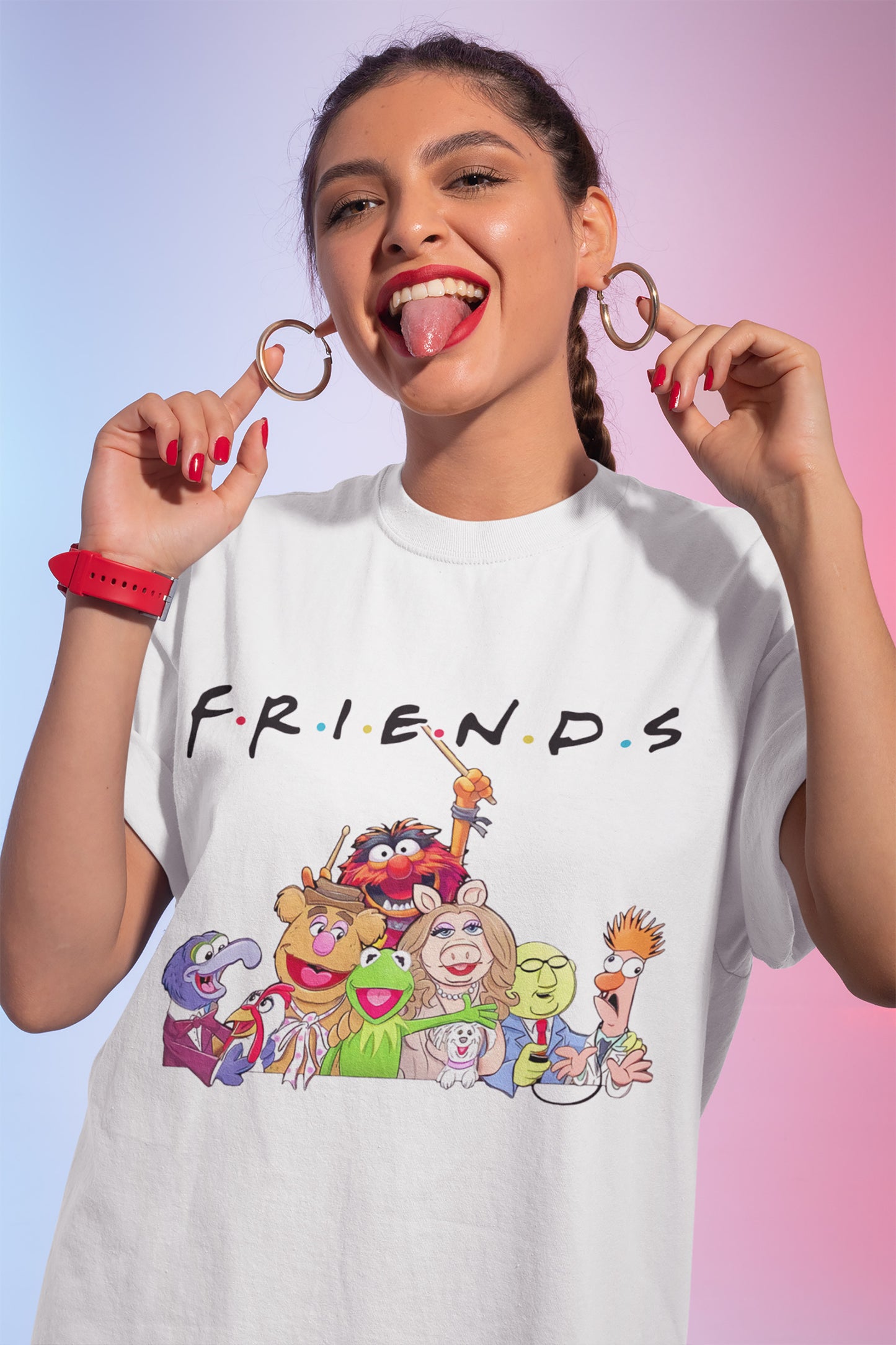 Awesome Muppet Friends Cartoon T-Shirt