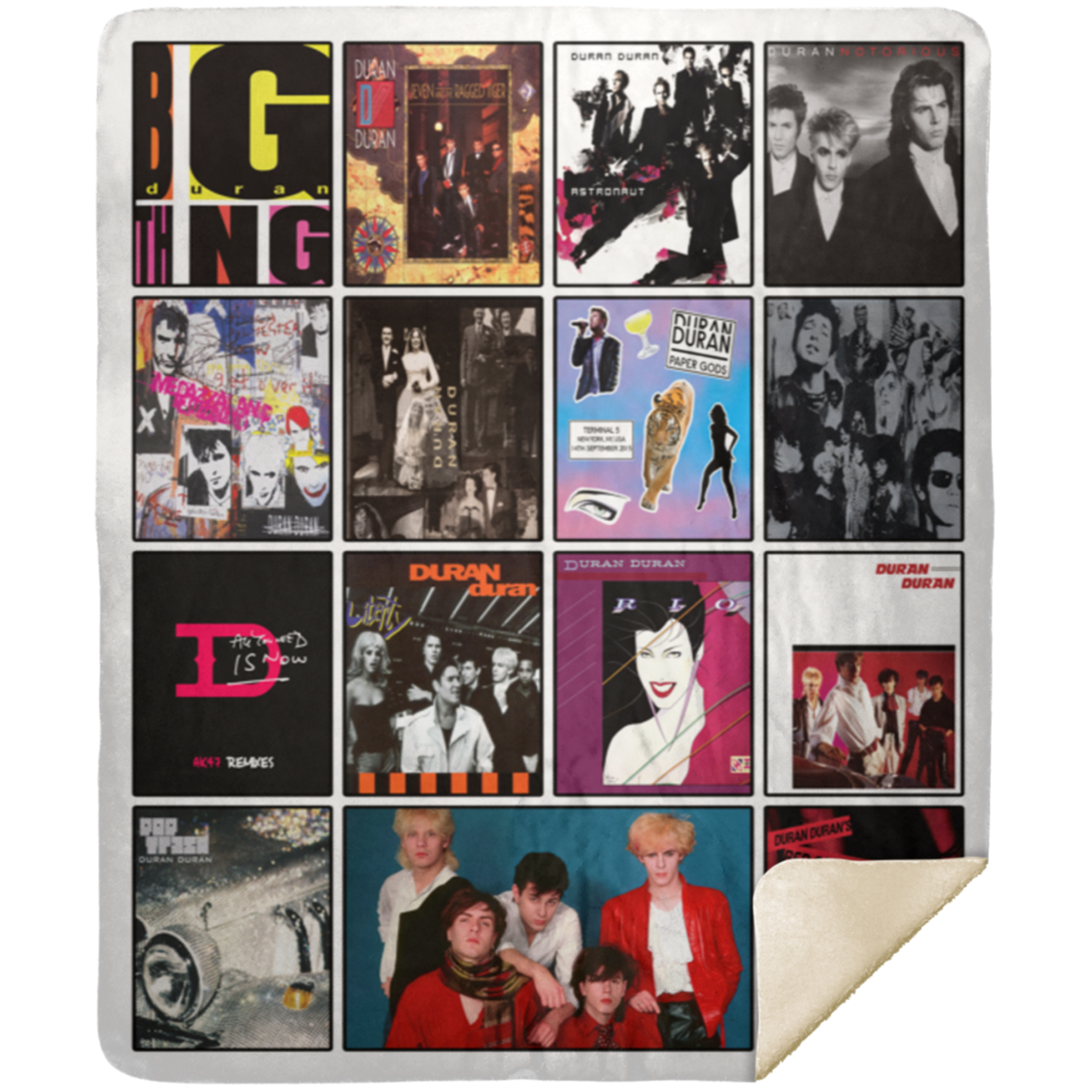 Duran Duran Band Fleece Blanket, Premium Sherpa Blanket, Rock Band Blanket, Rock Music Lover Quilt, Duran Duran BlanketMSHM Premium Sherpa Blanket 50x60