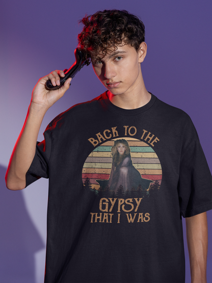 Back To The Gypsy That I Was Retro Vintage T-Shirt