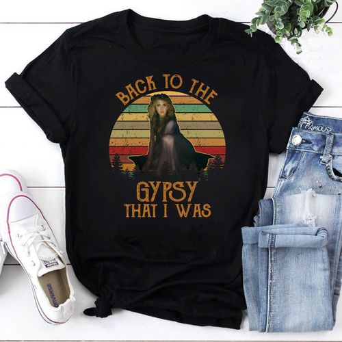 Back To The Gypsy That I Was Retro Vintage T-Shirt