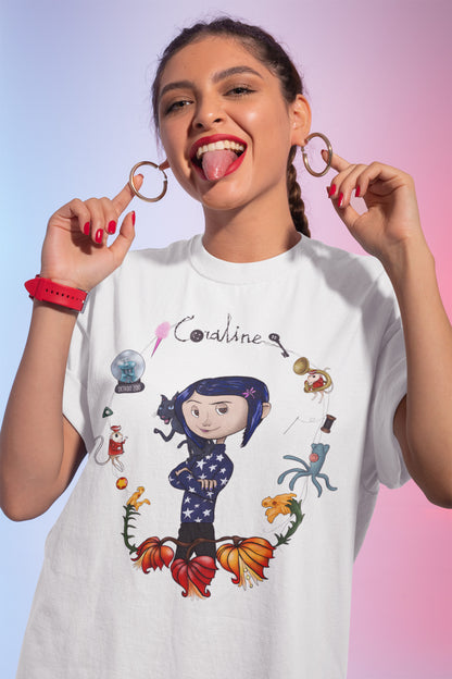 Be Careful What You Wish For Coraline Graphic T-Shirt