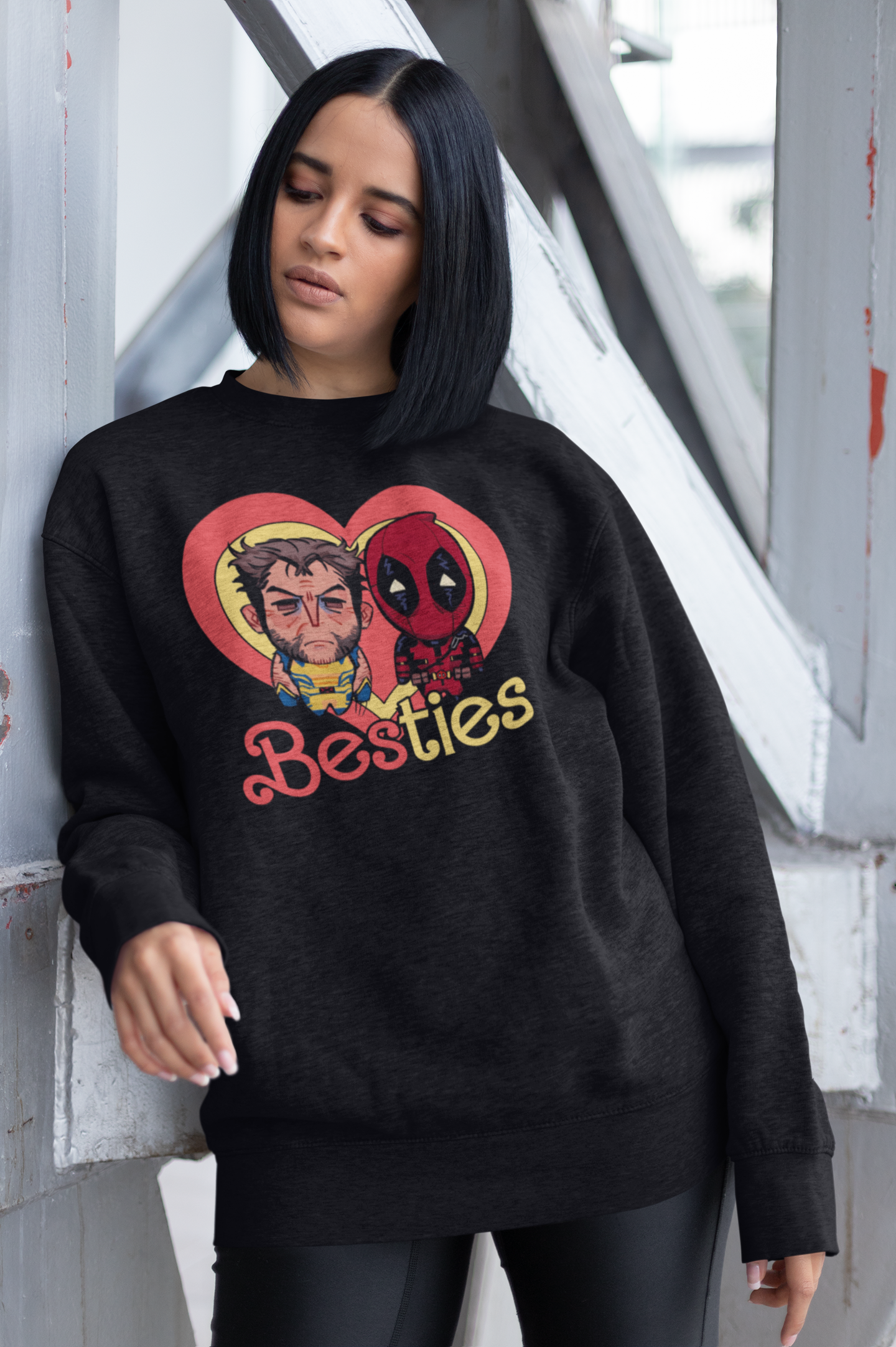 Besties Deadpool $ Wolverine Vintage T-Shirt