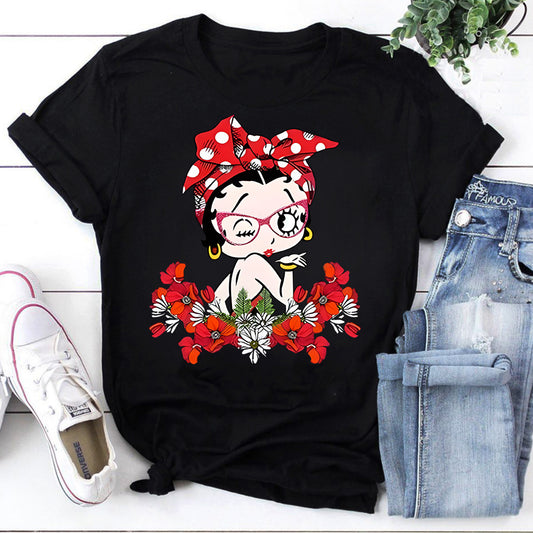 Betty Boop Flower T-Shirt