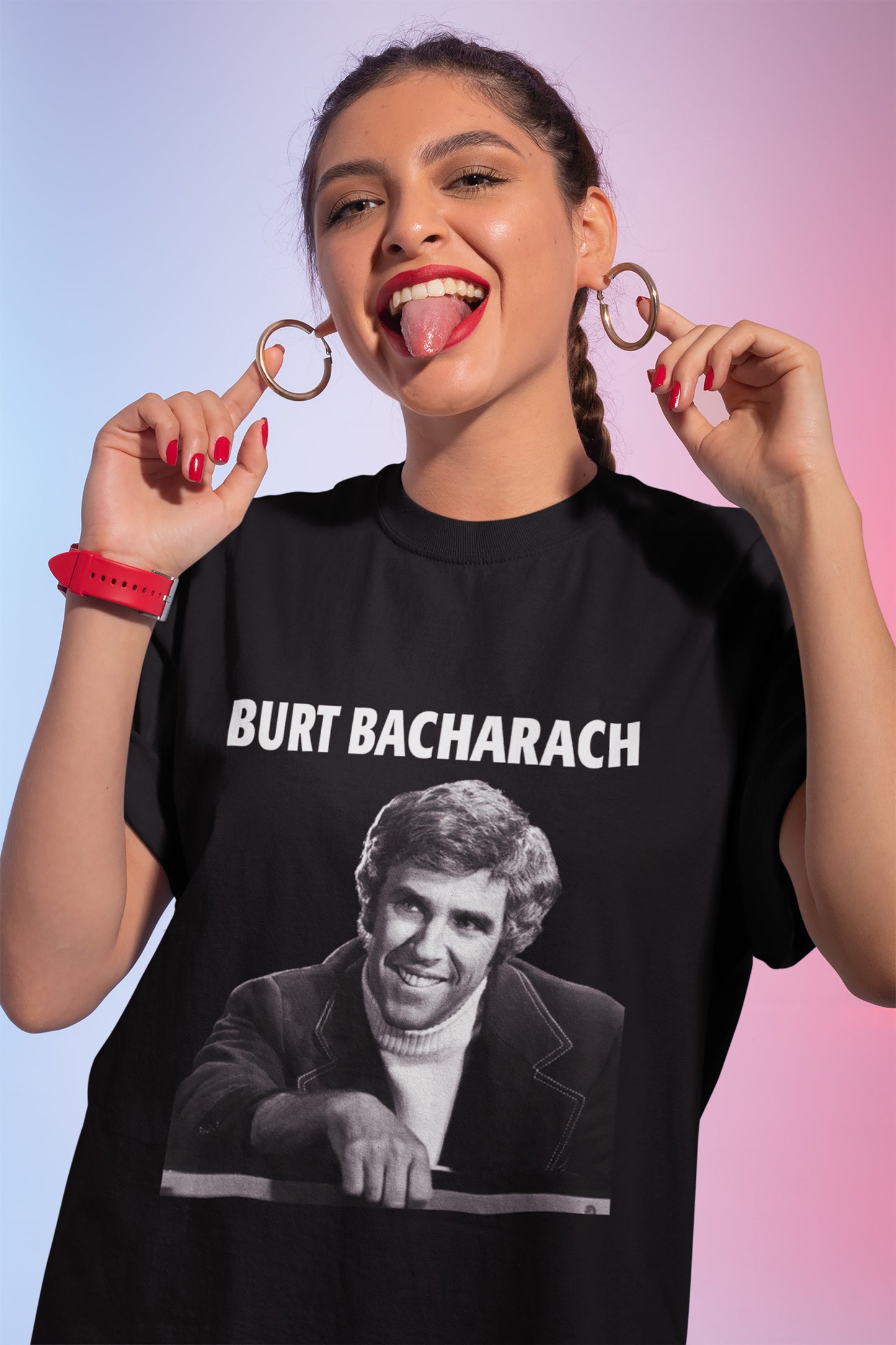 Black And White Portrait Burt Bacharach Unisex T-Shirt