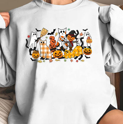 Black Cat Halloween T-Shirt