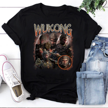 Black Myth Wukong Bootleg Vintage T-Shirt