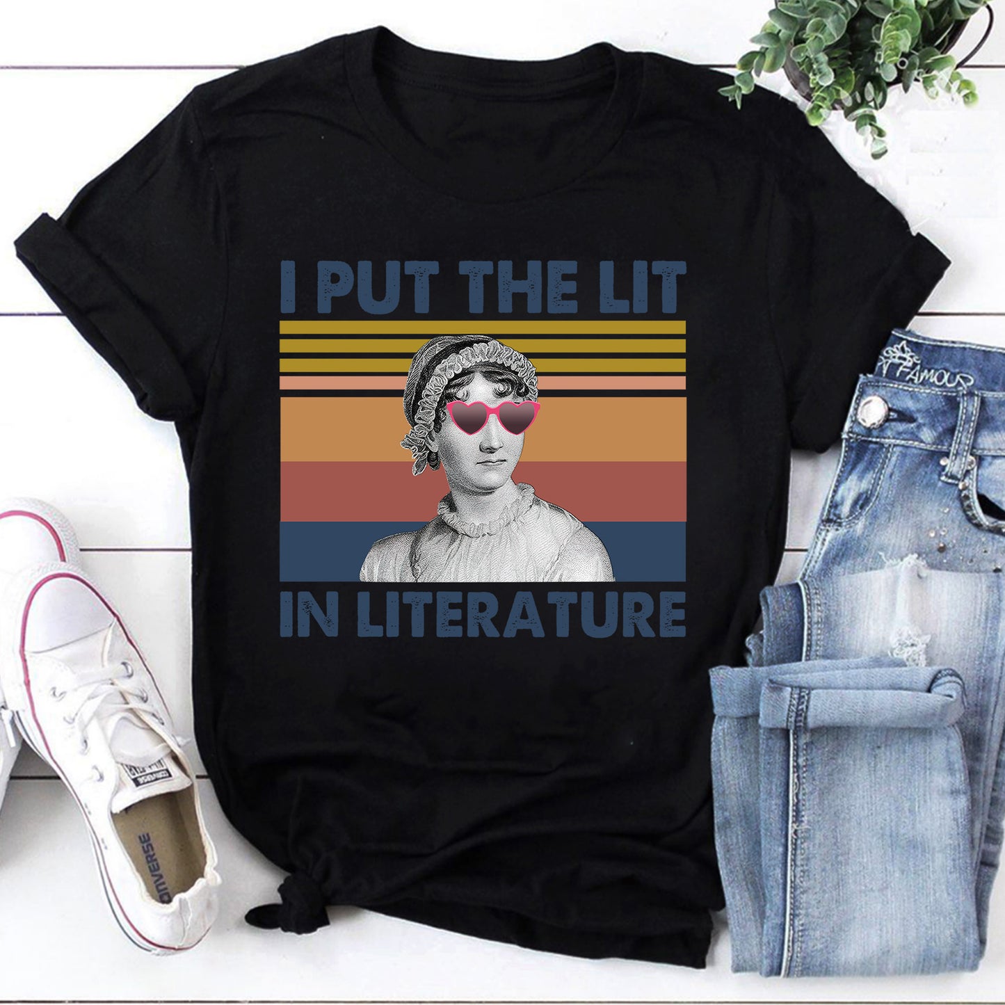 Books I Put The Lit In Literature T-Shirt