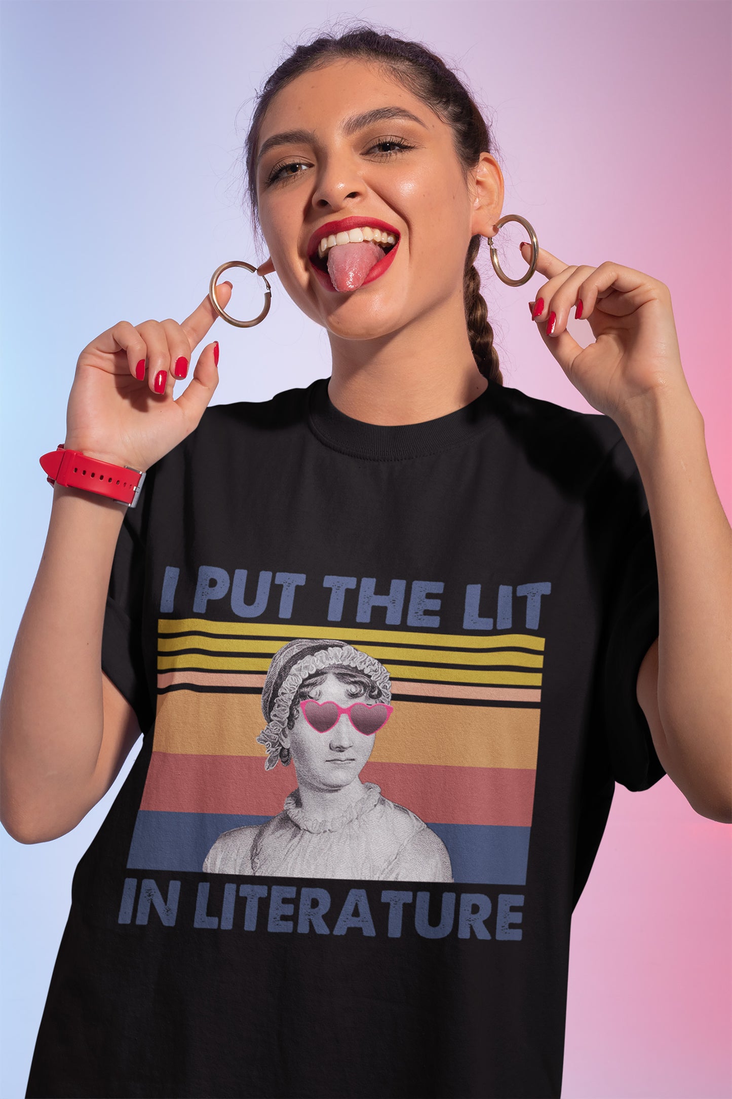 Books I Put The Lit In Literature T-Shirt