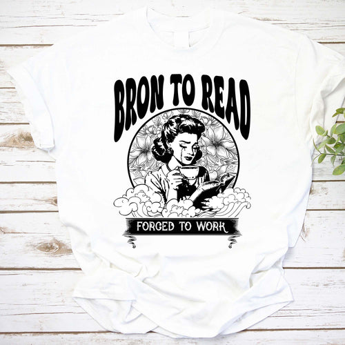 Born To Read Forced To Work Shirt, Born To Read Bookish Shirt