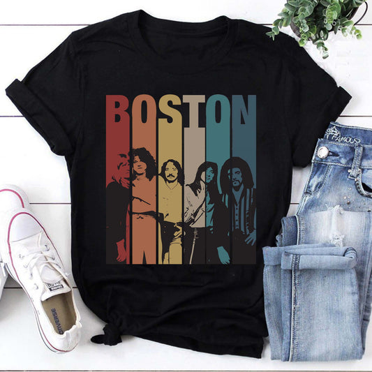 Boston Band Retro Vintage T-Shirt