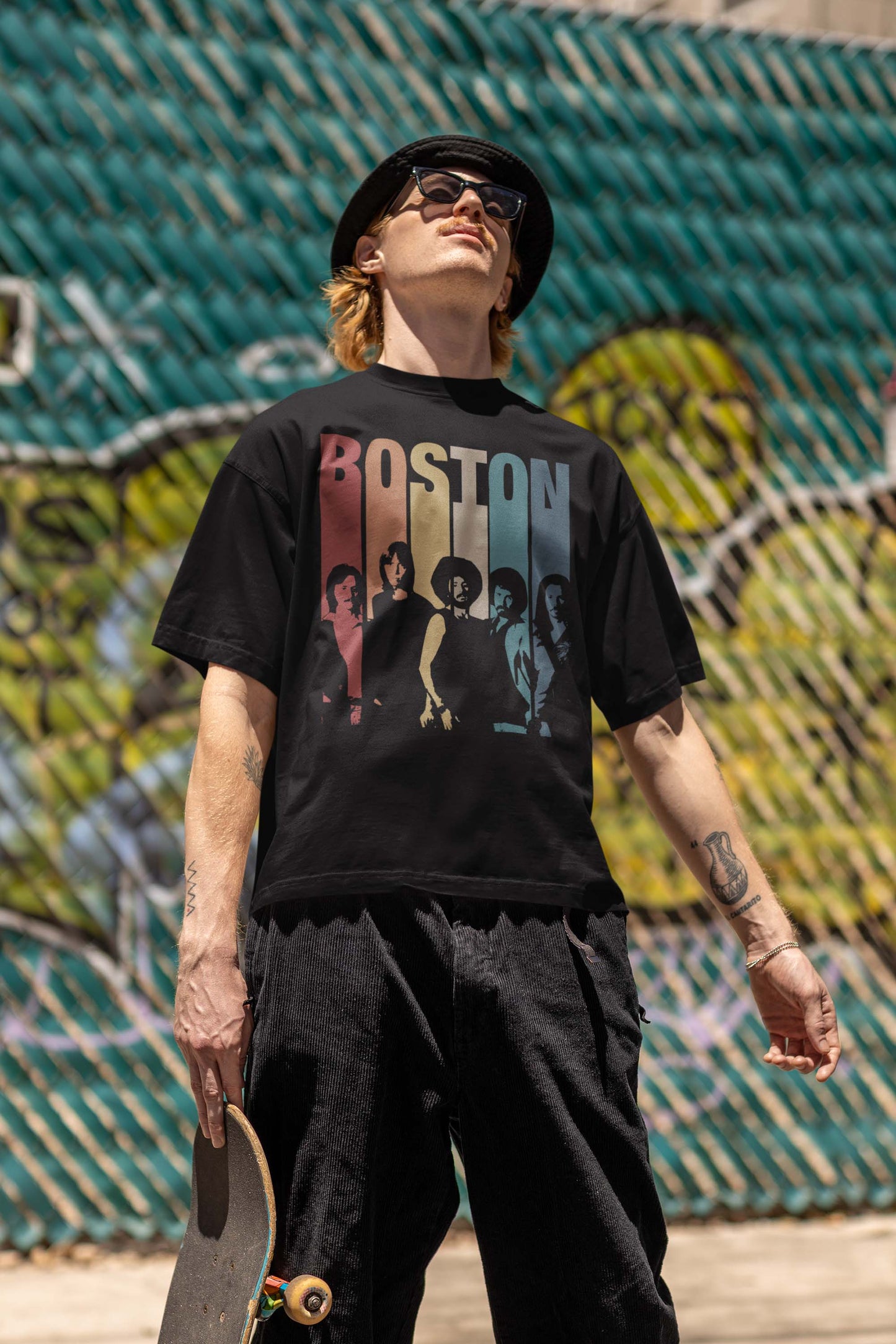 Boston Band Vintage Retro T-Shirt