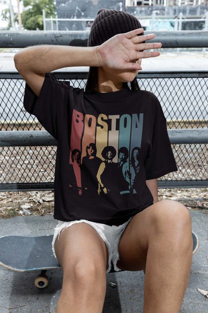 Boston Band Vintage Retro T-Shirt